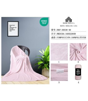 MANTA SEDALINA LISA 160X220CM