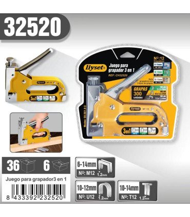 JUEGO DE GRAPADORA 3 EN 1