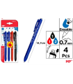 PACK BOLÍGRAFO BORRABLE CLICK 0.7 mm