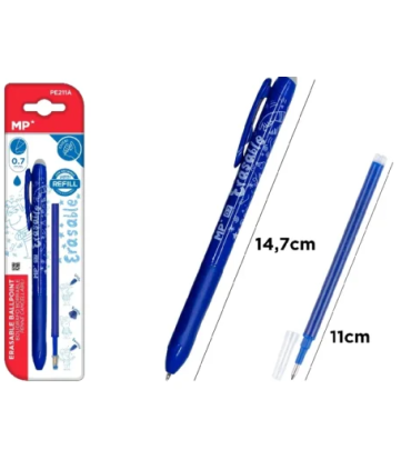 BOLÍGRAFO BORRABLE CLICK 0.7 mm