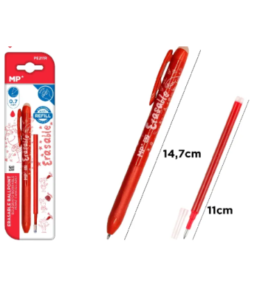 BOLÍGRAFO BORRABLE CLICK 0.7 mm