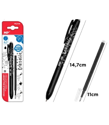 BOLÍGRAFO BORRABLE CLICK 0.7 mm