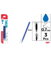 RECAMBIO PARA BOLÍGRAFO BORRABLE 3 Uds