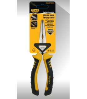 Alicate boca larga y curva 8"