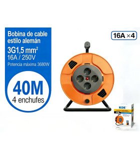 BOBINA DE CABLE 40 METROS