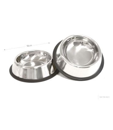 COMEDERO METALICO PARA MASCOTA